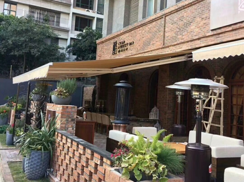 觀(guān)音堂曲臂遮陽(yáng)棚